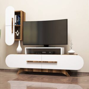 ECLIPSO TV Unit with Shelf Unit-WOTV