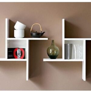 Black Floating Shelves-Tafasil Art-S5